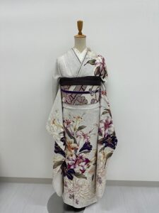 白の振袖コーディネート
