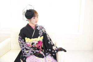 振袖トーク帽